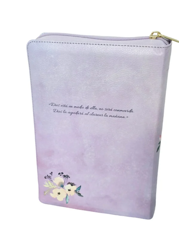 Biblia-RV-Violeta4 Biblia Letra Gigante Lila Floral