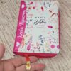 Biblia Fuscia Floral Compacta