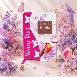 Biblia de Bolsillo Fucsia Floral