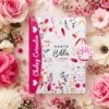 Biblia Fuscia Floral Compacta