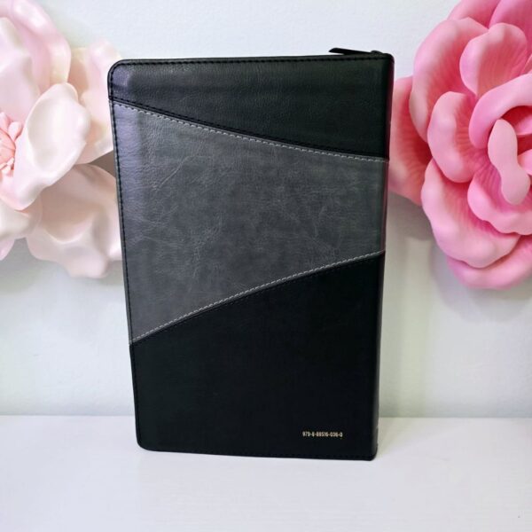 Biblia Duo Tono Negro y Gris.