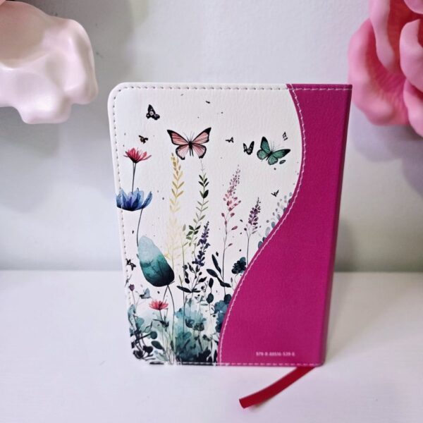 Biblia de Bolsillo Fucsia Floral