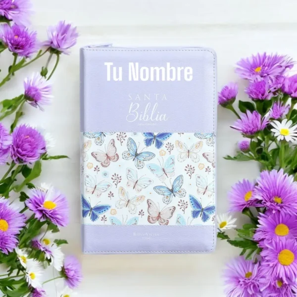 Biblia Mariposas Lila