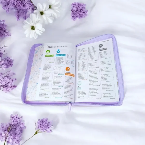 Biblia Mariposas Lila