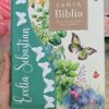 Biblia Verde Floral