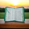 Biblia Verde Floral