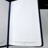 Diario De Notas Azul Con Cierre