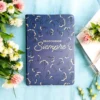 Diario De Notas Azul Con Cierre