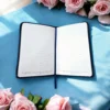 Diario De Notas Azul Con Cierre