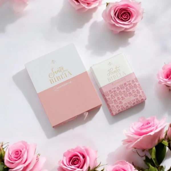 BIBLIA QUINCEAÑERA ROSA
