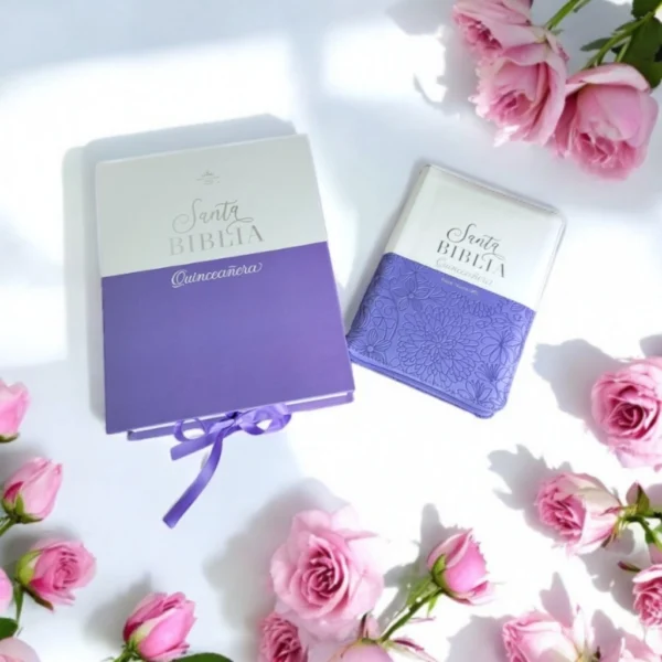 BIBLIA QUINCEAÑERA MORADA