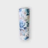 Vaso Personalizable de Flores Azules con Mensaje Bíblico