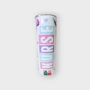 Vaso Personalizable para Enfermeras con Versículo Bíblico