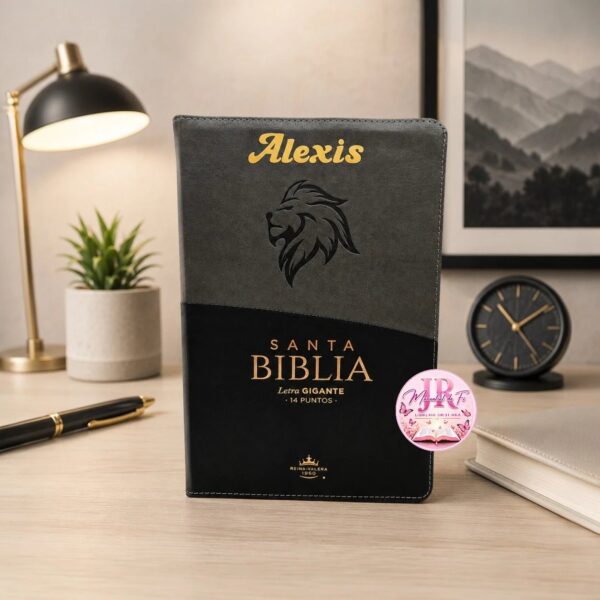 Biblia León con Cierre Letra Gigante 14 puntos RV1960