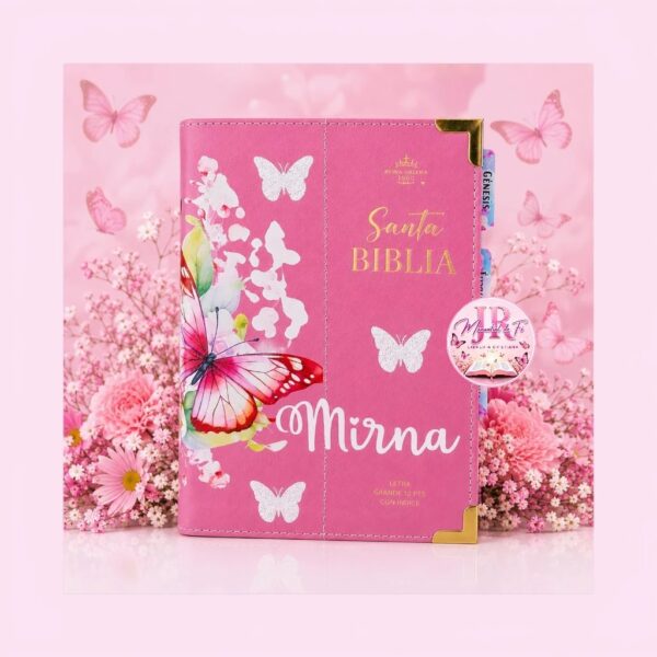 Biblia Mariposa  Letra Grande 11 Puntos RV1960