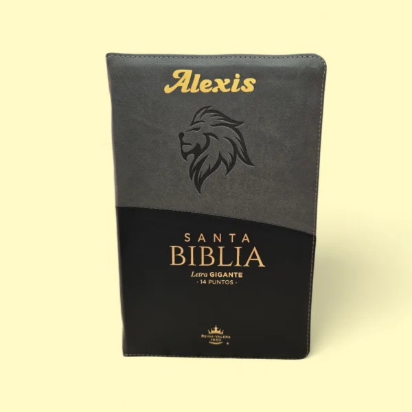 Biblia León con Cierre Letra Gigante 14 puntos RV1960