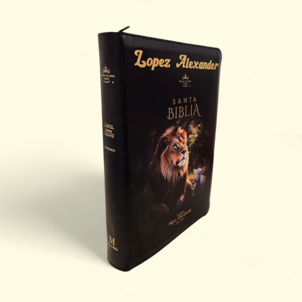 Biblia letra Gigante 19 Puntos leon Y Cordero