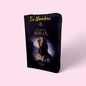 Biblia letra Grande  León Rugiendo