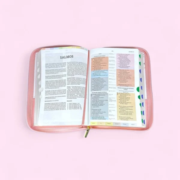 Biblia de Estudio Arcoiris Con Cierre