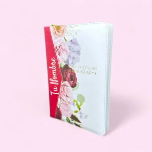 Biblia de Estudio Arcoiris Mujer Vino Floral