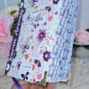 Biblia Compacta 11 puntos RV1960 imit piel con canto pintado primaveral lila oscuro
