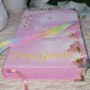 Biblia Letra Súper Gigante 19 puntos Mediana RV1960 imit piel rosa y canto con mensaje - Mujer Virtuosa