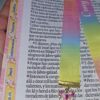 Biblia Letra Súper Gigante 19 puntos Mediana RV1960 imit piel rosa y canto con mensaje - Mujer Virtuosa