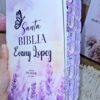 Biblia Letra Grande 12 puntos para Mujer RV1960 imit piel primavera floral lila con índice