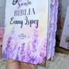 Biblia Letra Grande 12 puntos para Mujer RV1960 imit piel primavera floral lila con índice