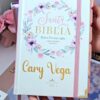 Biblia Blanco y Rosa Letra Grande 12 puntos RV1960