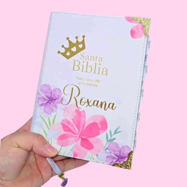 Biblia RVR 1960 Compacta Letra Grande 11 puntos Símil Piel Violeta Claro