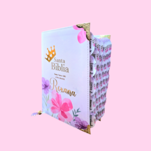 Biblia RVR 1960 Compacta Letra Grande 11 puntos Símil Piel Violeta Claro