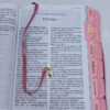 Biblia Letra Grande 12 puntos para Mujer RV1960, tapa dura primavera blanca con elástico