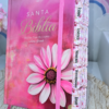 Biblia Letra Grande 12 puntos para Mujer RV1960, tapa dura flor fucsia con elástico