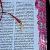 Biblia con Cierre Letra Gigante Manual 14 puntos RV1960, imit piel duotono rosa fucsia con índice y canto floral