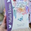 BIBLIA MORADA FLORAL CON MARIPOSA LETRA 14 PUNTOS RV1960