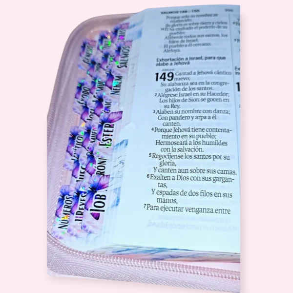 Screenshot_20260215_231727_Gallery (2) Biblia con Cierre Portátil Letra Grande 12 puntos RV1960, imit piel flores rosa con índice y canto floral