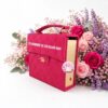 Biblia Cartera - Fuscia | Exclusiva con Asa de Mano | Edición Rosa De Sarón ✨ Reina- Valera 1960