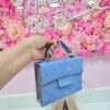 Biblia Cartera “Azul Cielo |Exclusiva con Asa de Mano |Edición Rosa De Sarón ✨️ Reina Valera 1960.