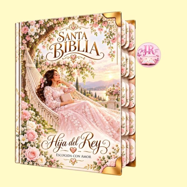 Biblia de Pasta Dura Princesa- Hija del Rey Floral