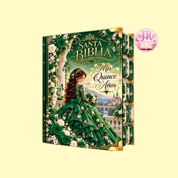 Biblia de Pasta Dura para Quinceañera – Verde