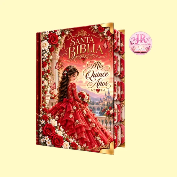 Biblia de Pasta Dura para Quinceañera – Roja
